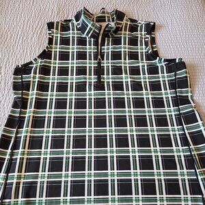 Kinona- Tartan Plaid Women's Golf Polo- XXL